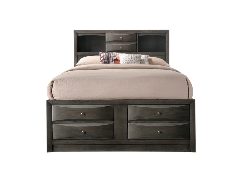 Emily Storage Bed - Grey