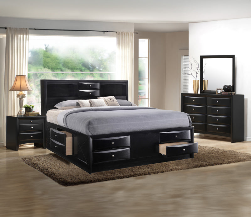 Emily Bedroom Set Black