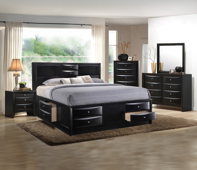 Emily Bedroom Set Black