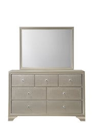 Crownmark Lyssa Dresser - Silver Champagne
