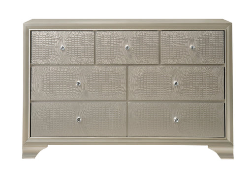 Crownmark Lyssa Dresser - Silver Champagne