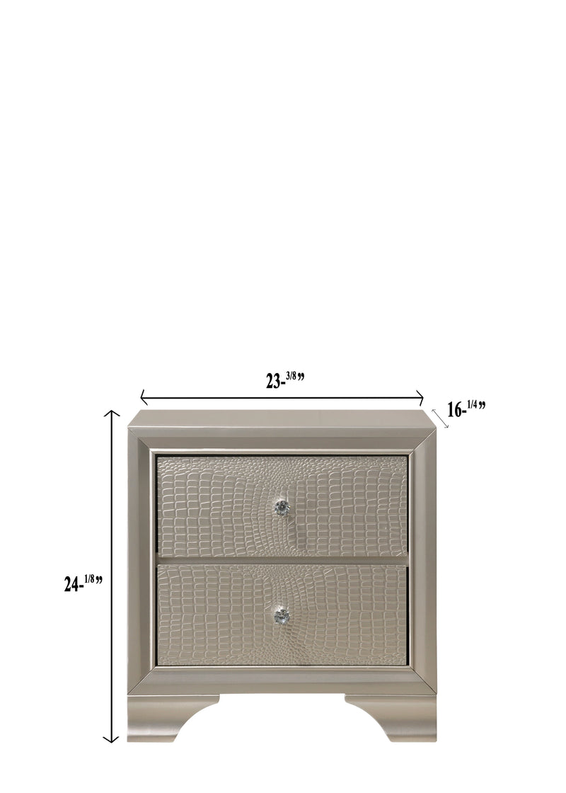 Crownmark Lyssa Nightstand