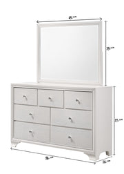 Crownmark Lyssa Dresser - Frost