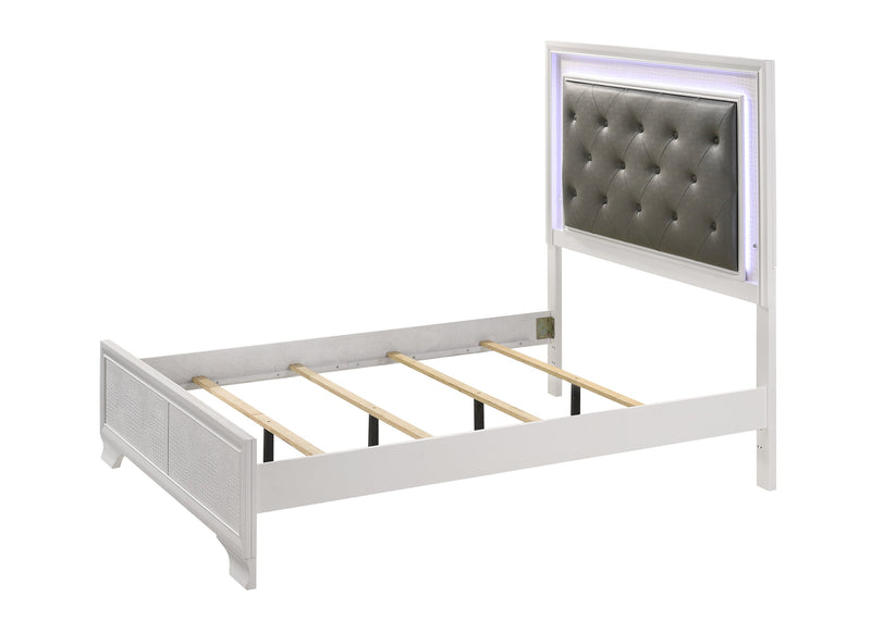 Crownmark Lyssa Bedroom Set - Frost