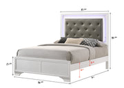 Crownmark Lyssa Bedroom Set - Frost