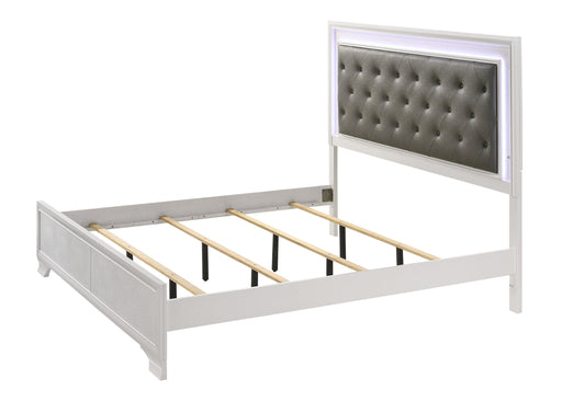 Crownmark Lyssa Bedroom Set - Frost King Bed