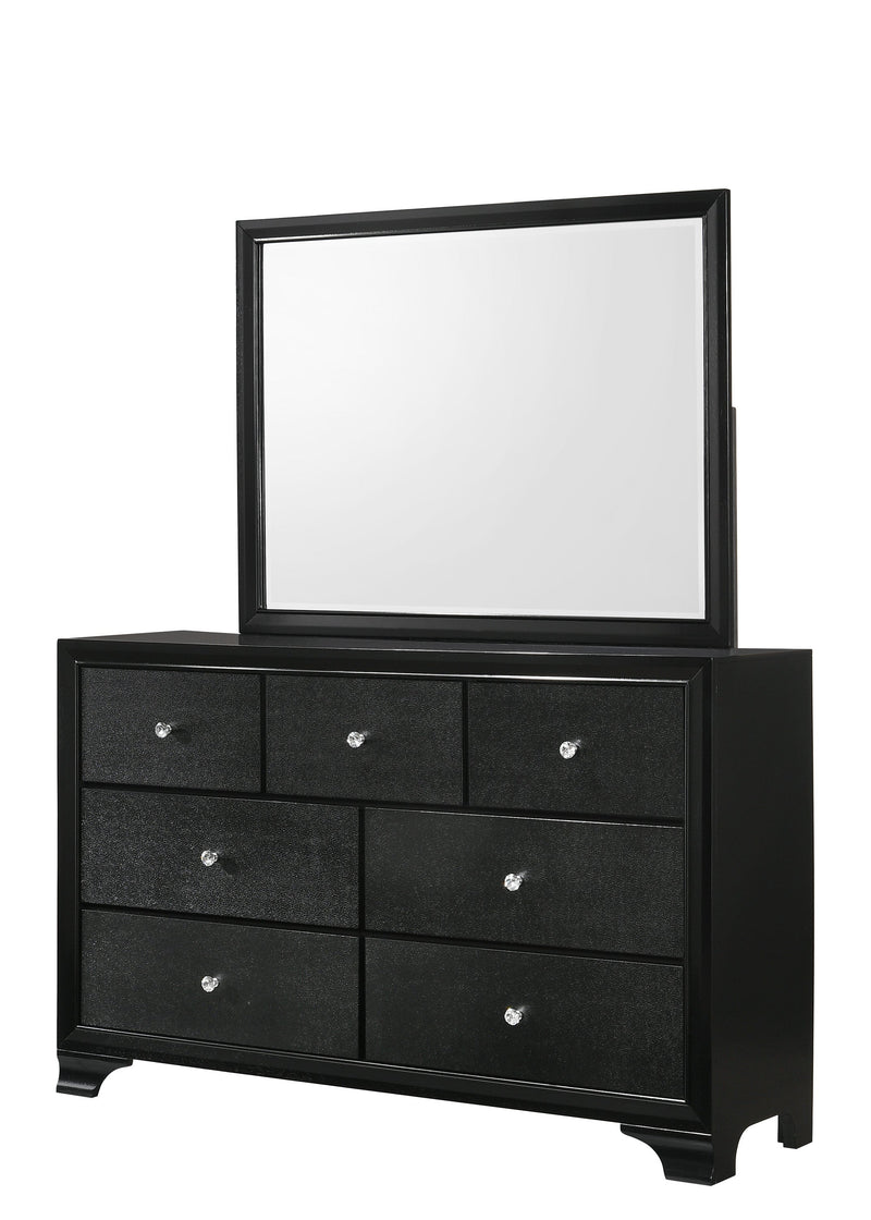 Crownmark Micah Bedroom Set Dresser and Mirror