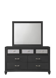 Crownmark Lila Bedroom Set Dresser and Mirror