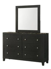 Crownmark Cadence Dresser - Black Gold