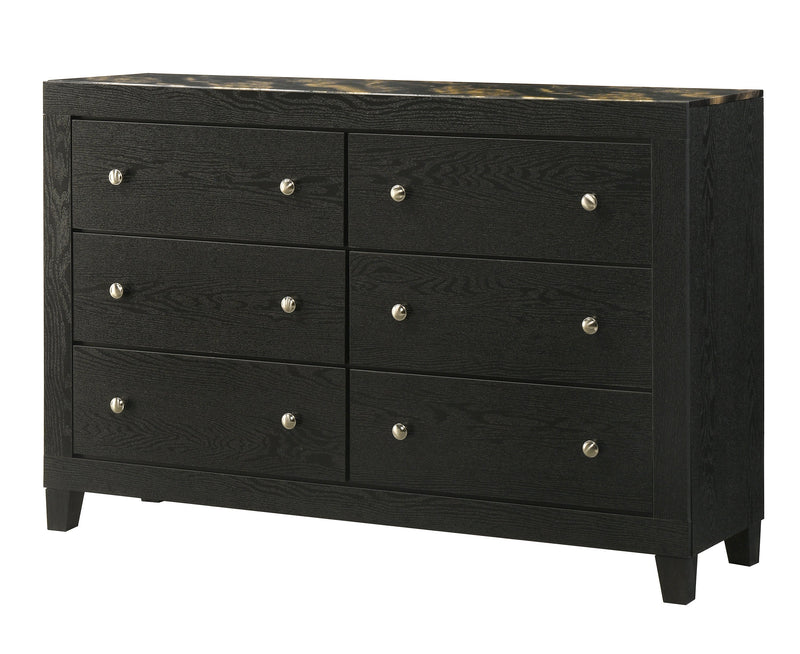 Cadence Bedroom Set - Black/Gold