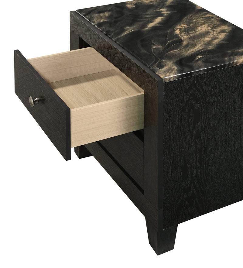 Cadence Bedroom Set - Black/Gold