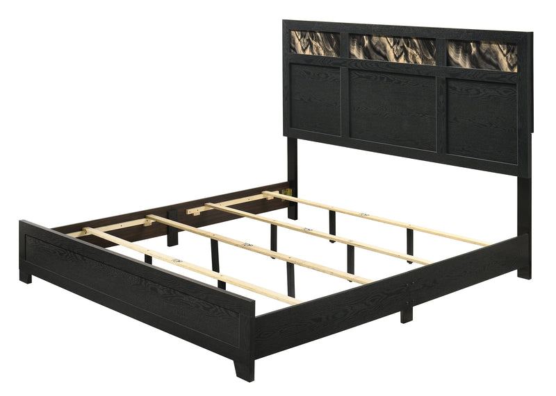 Cadence Bed - Black/Gold