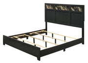 Crownmark Cadence Bedroom Set - Black/Gold King Bed
