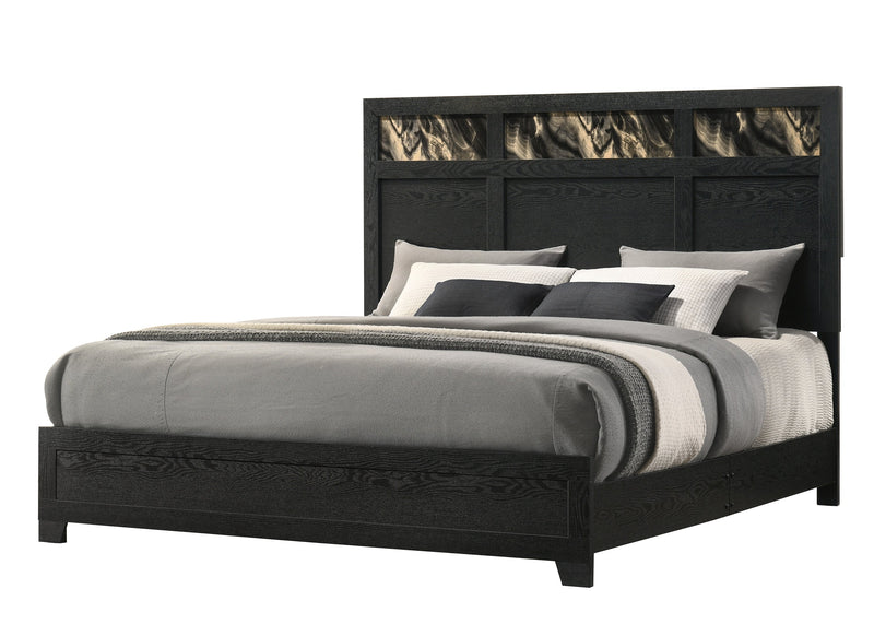 Cadence Bedroom Set - Black/Gold