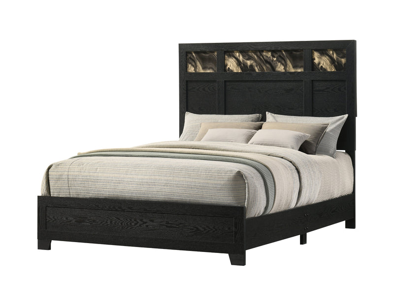 Cadence Bed - Black/Gold