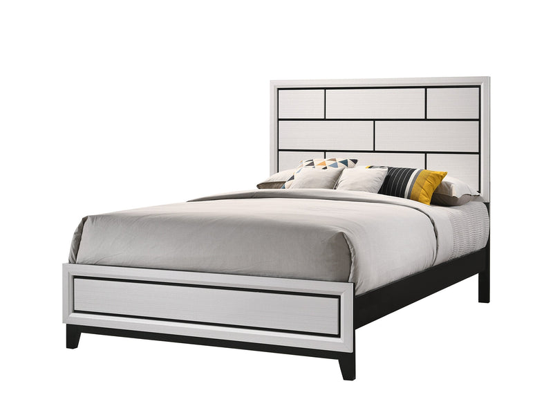 Crownmark Akerson Bedroom Set - Chalk Queen Bed