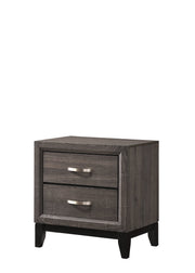 Crownmark Akerson Nightstand - Grey