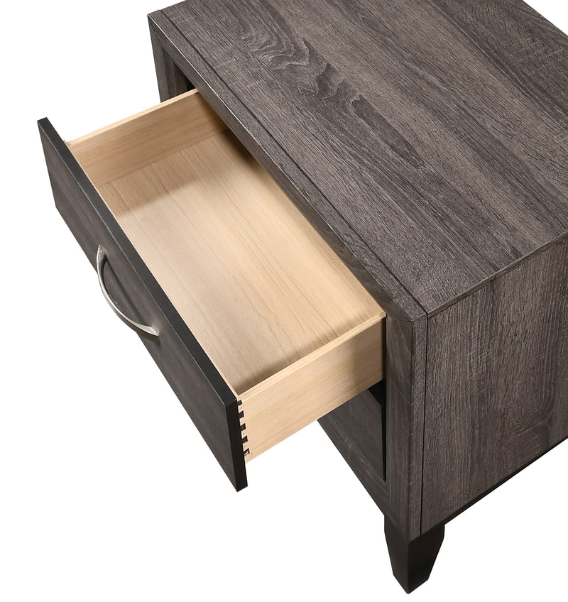Crownmark Akerson Nightstand - Grey
