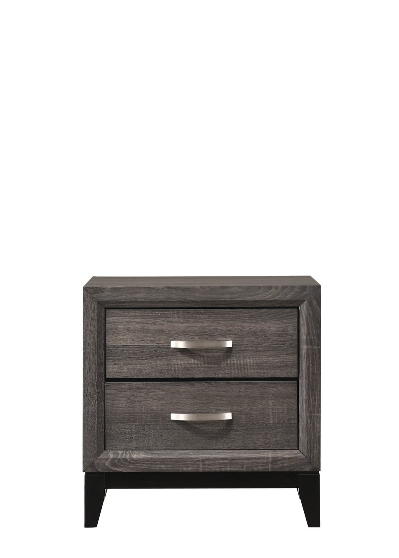 Crownmark Akerson Nightstand - Grey