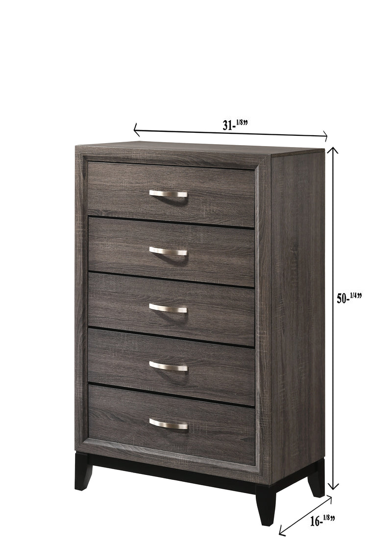 Akerson Bedroom Set - Grey
