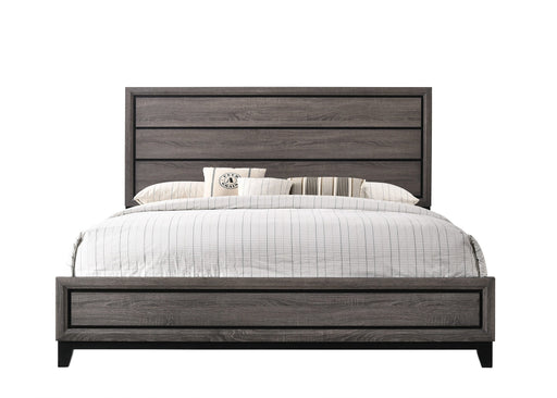 Crownmark Akerson Bedroom Set - Grey King Bed