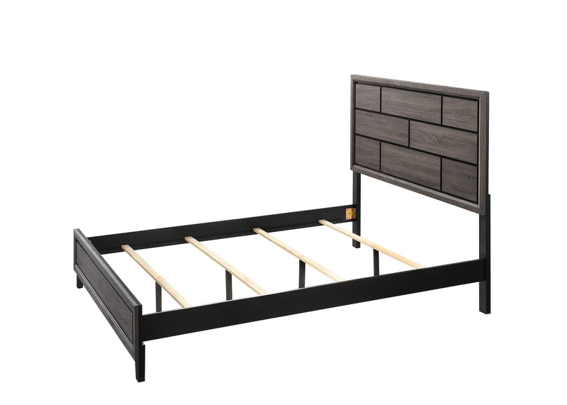 Crownmark Akerson Bedroom Set - Grey Queen Bed