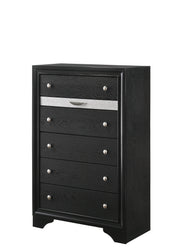 Crownmark Regata Chest - Black/Silver