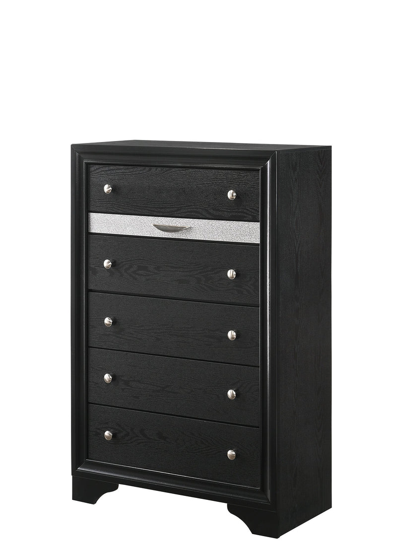 Crownmark Regata Chest - Black/Silver