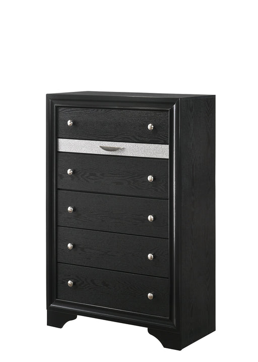 Crownmark Regata Chest - Black/Silver