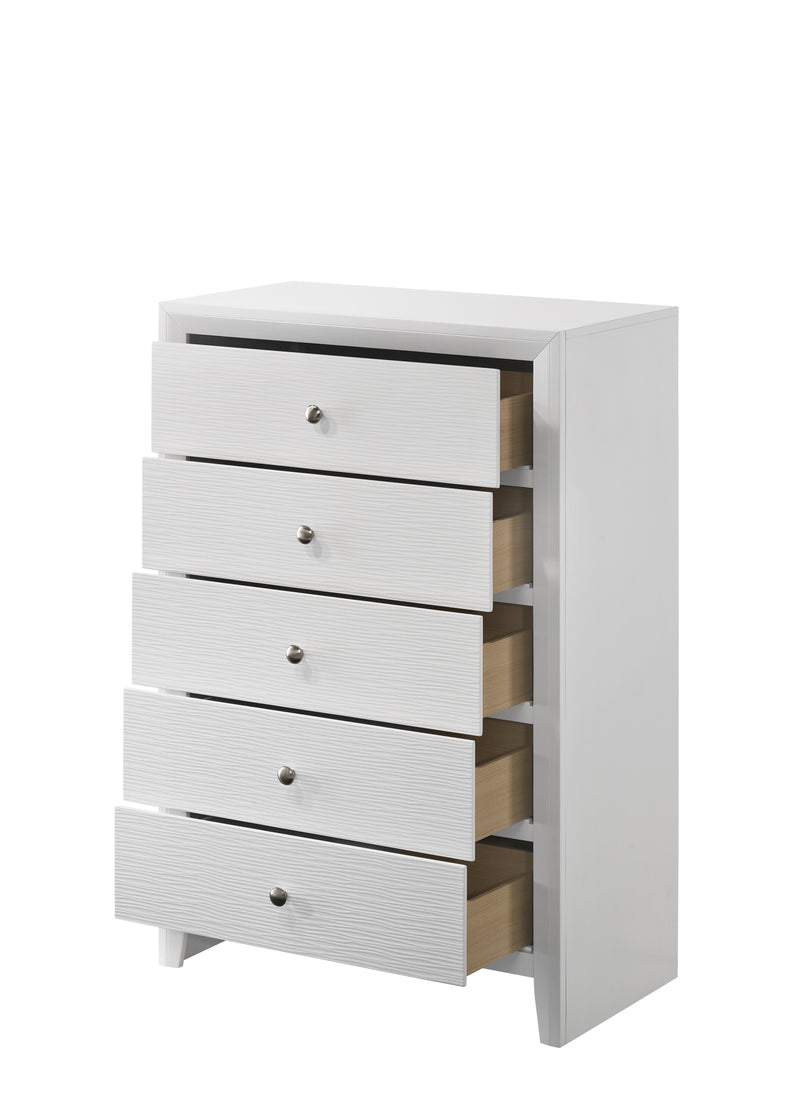 Denker Bedroom Set - White