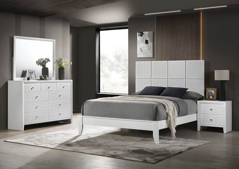 Denker Bedroom Set - White
