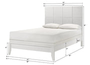 Crownmark Denker Bed - White
