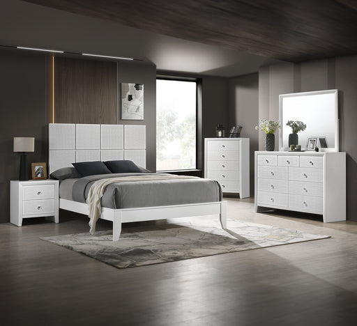 Crownmark Denker Bed - White
