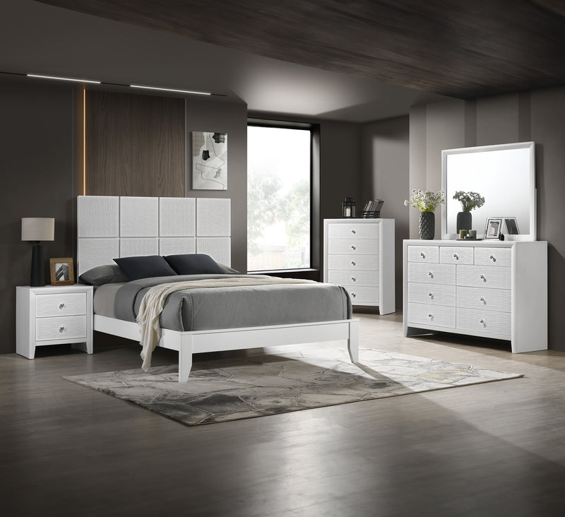 Denker Bedroom Set - White