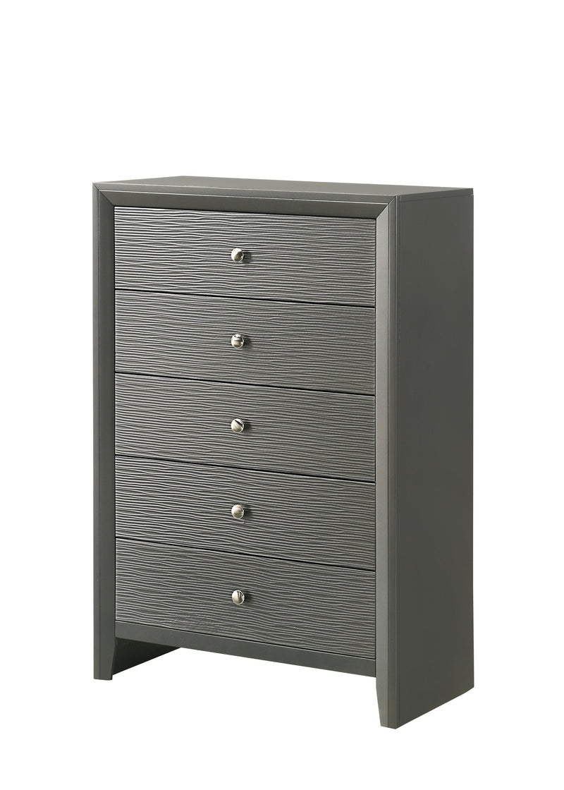 Crownmark Denker Chest - Gun Metal