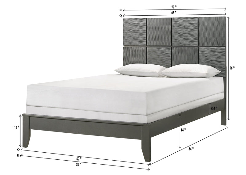 Crownmark Denker Bedroom Set