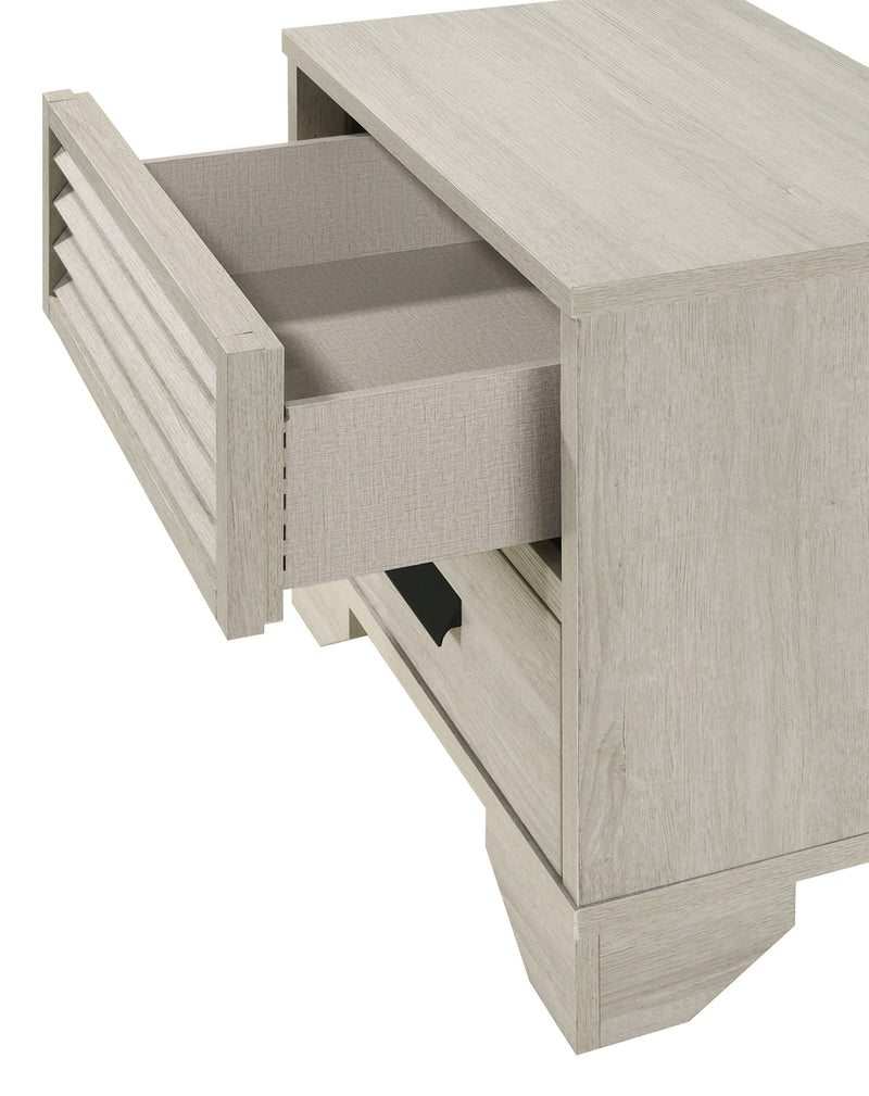 Crownmark Sarter Nightstand - White