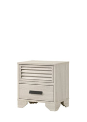 Crownmark Sarter Bedroom Set - White Nightstand