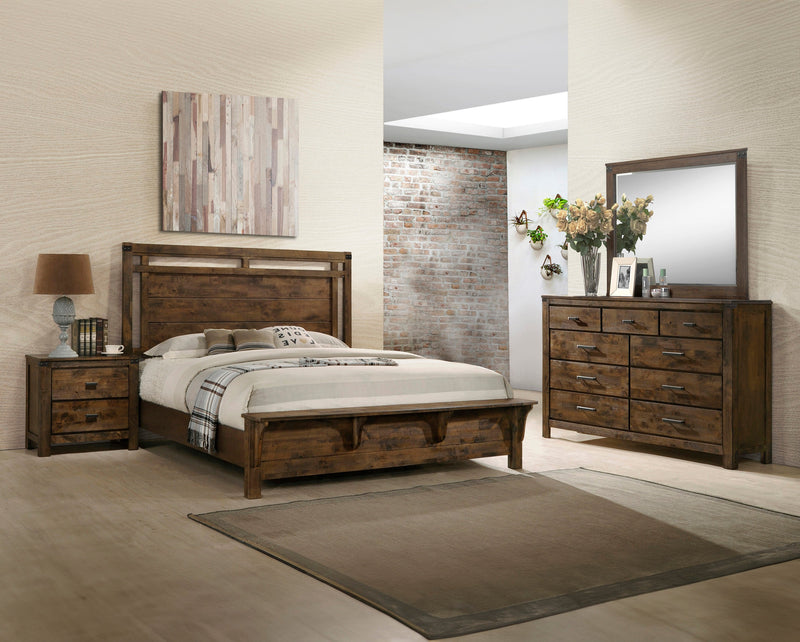 Crownmark Curtis Bedroom Set 4-Piece Bedroom Set