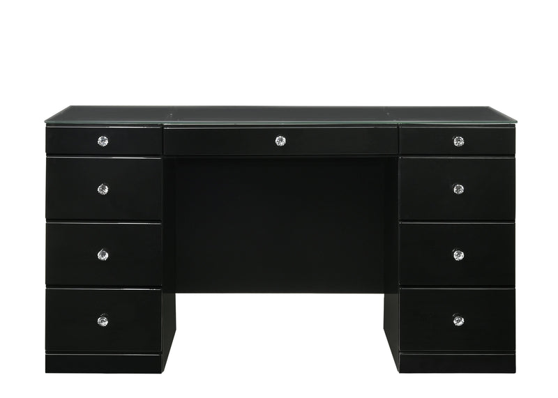 Crownmark Avery Vanity Set - Black