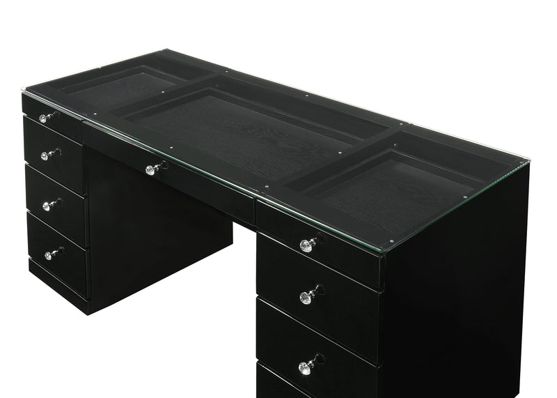 Crownmark Avery Vanity Set - Black
