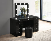 Crownmark Avery Vanity Set - Black