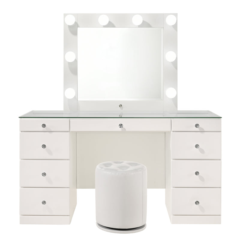 Avery Vanity Set - White