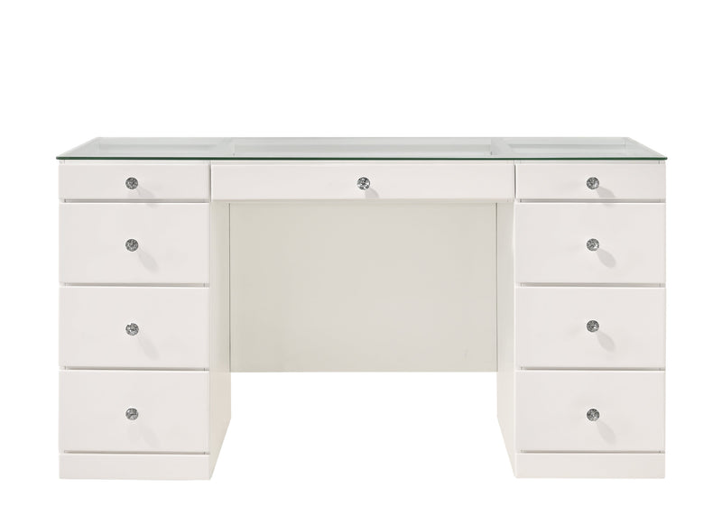 Crownmark Avery Vanity Set - White