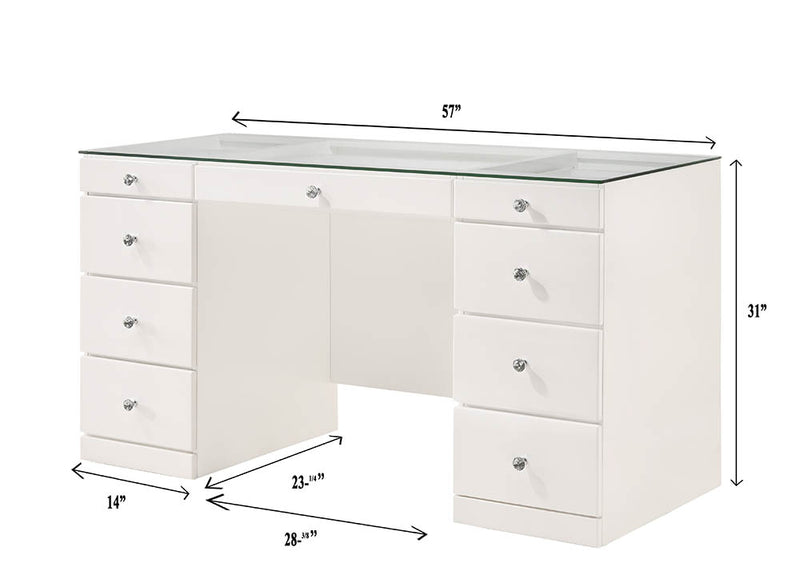 Avery Vanity Set - White