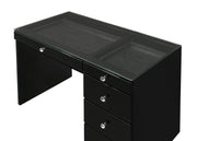 Crownmark Morgan Vanity Set - Black