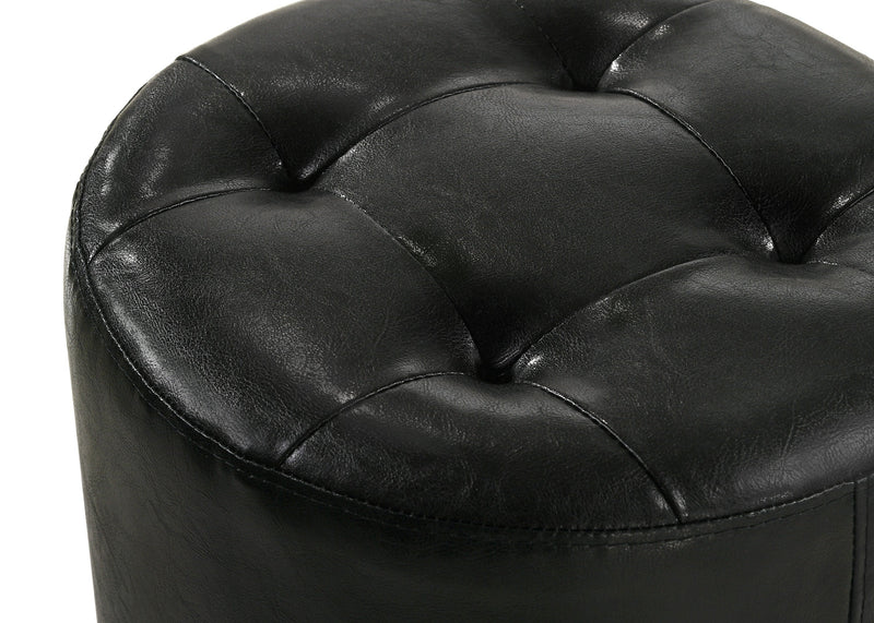 Morgan Round Swivel Stool Black