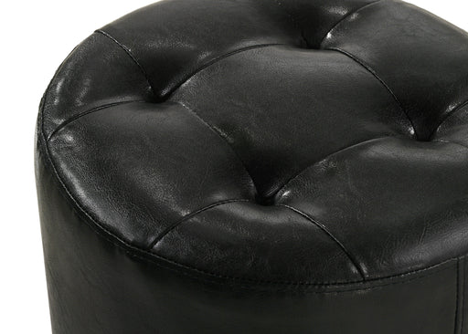 Crownmark Morgan Round Swivel Stool Black