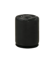 Crownmark Morgan Round Swivel Stool Black