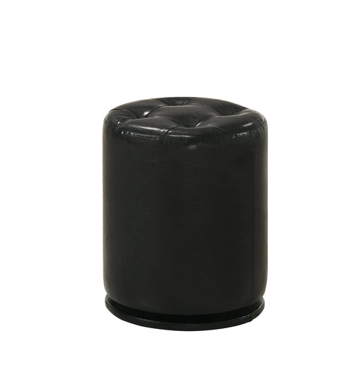 Crownmark Morgan Round Swivel Stool Black